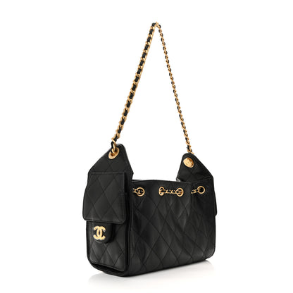 Chanel Caviar Quilted Mini Chanel 25 Handbag Black 3 of 15