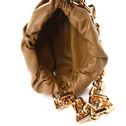 Bottega Veneta Calfskin The Pouch Chain Cammello 4 of 10