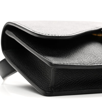 Christian Dior Grained Calfskin Saddle Belt Bag Black 9 of 10
