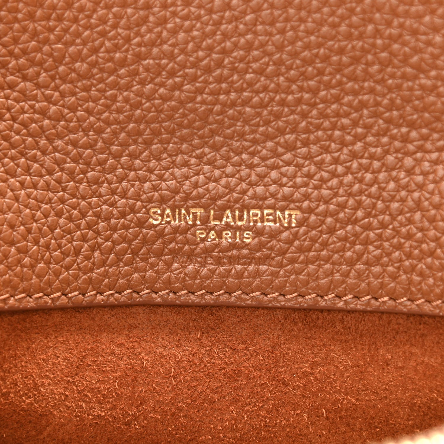Saint Laurent Grained Calfskin Baby Sac De Jour Supple Canyon 6 of 10