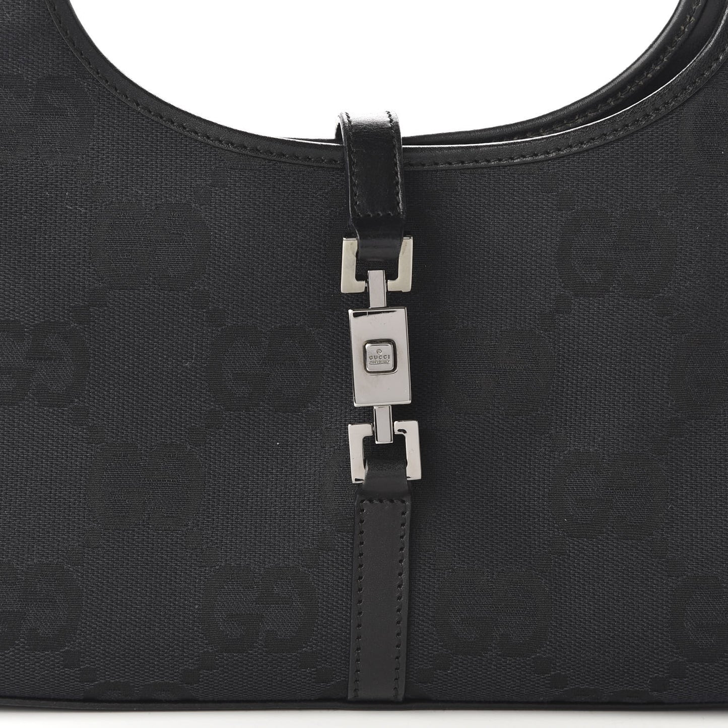 Monogram Jackie Shoulder Bag Black