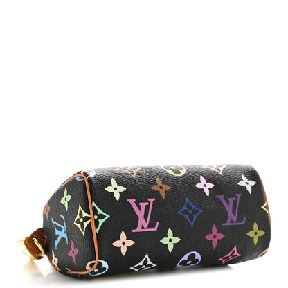 Louis Vuitton Monogram Multicolor Mini Sac HL Speedy Black 4 of 13