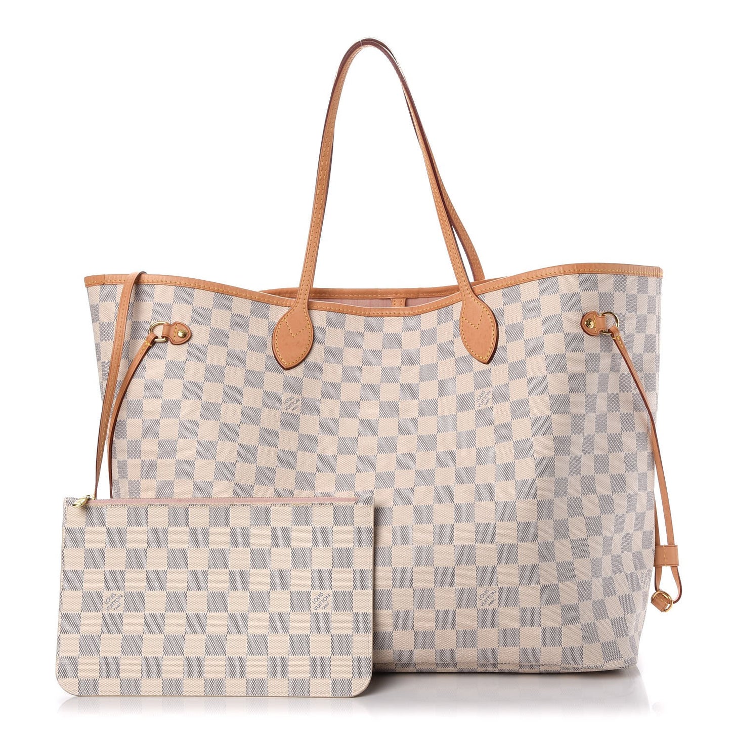 Damier Azur Neo Neverfull GM Rose Ballerine