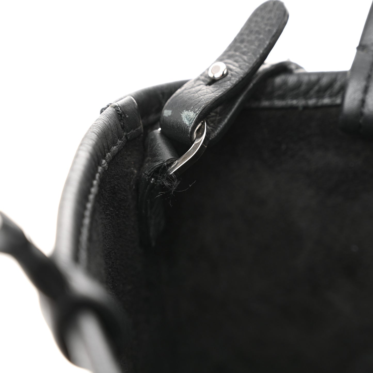Grained Calfskin Small Park Tote Black