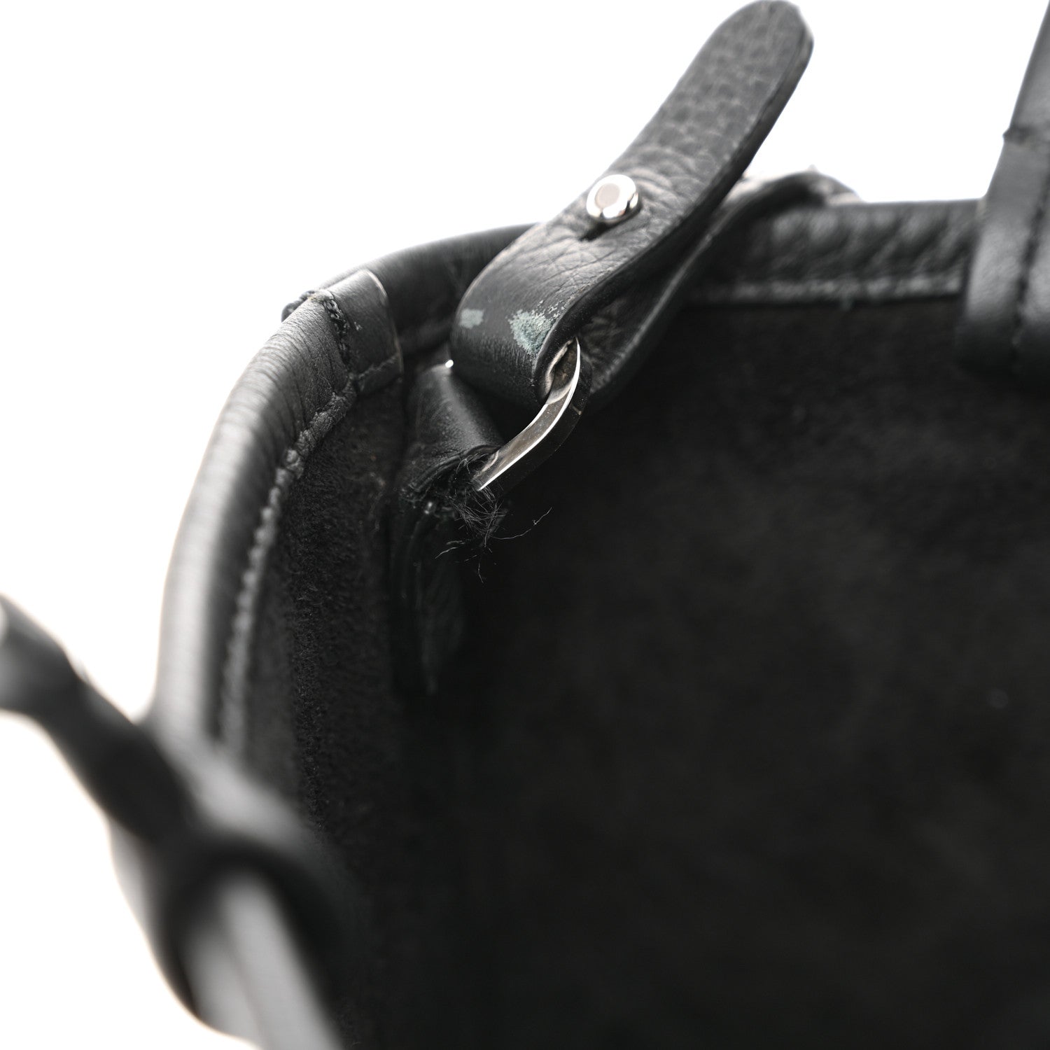 The Row Grained Calfskin Small Park Tote Black 12 of 13