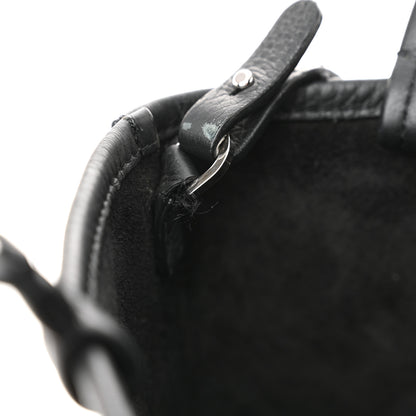 The Row Grained Calfskin Small Park Tote Black 12 of 13