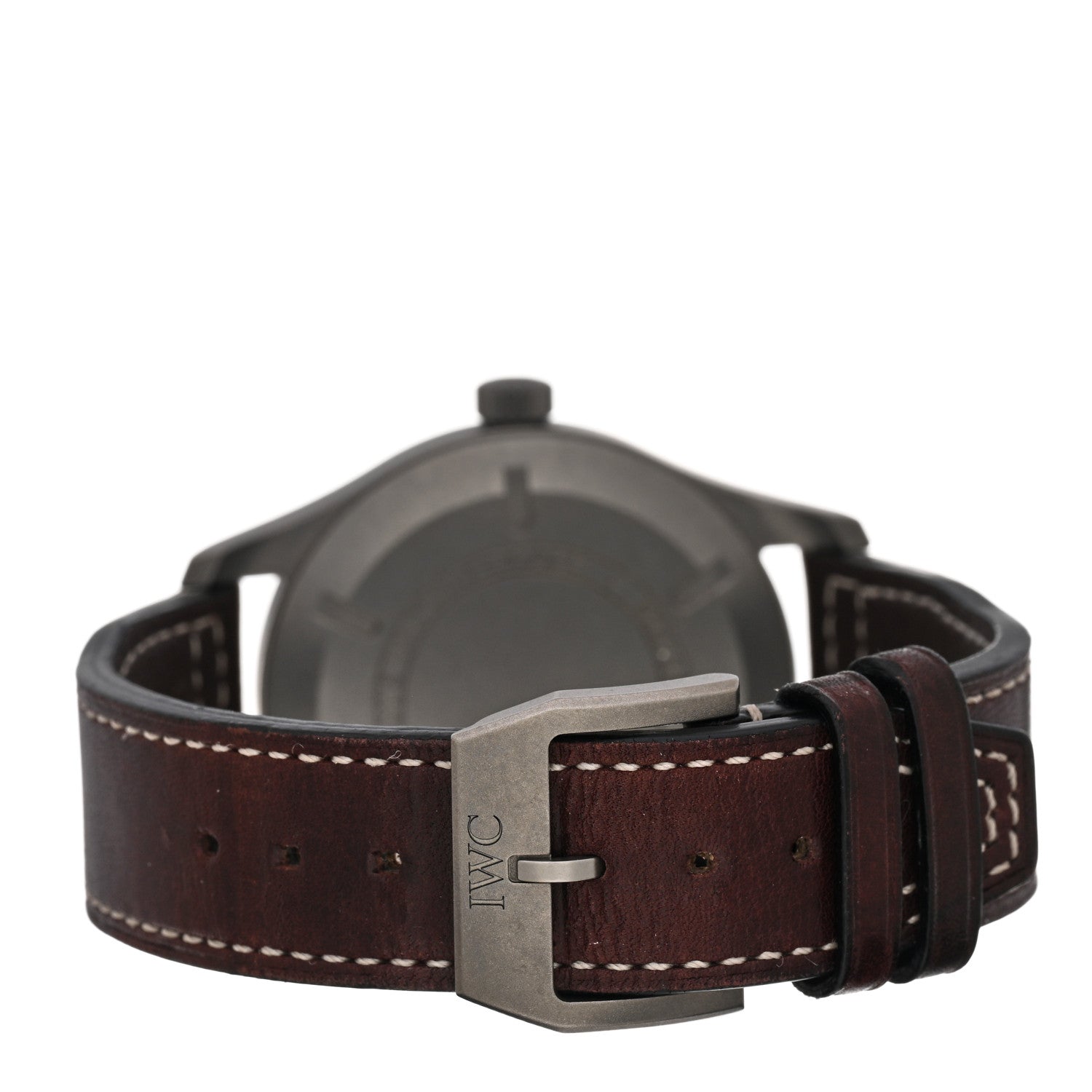 IWC Titanium Calfskin 40mm Pilot Mark XVIII Heritage Automatic Watch Black IW327006 6 of 10