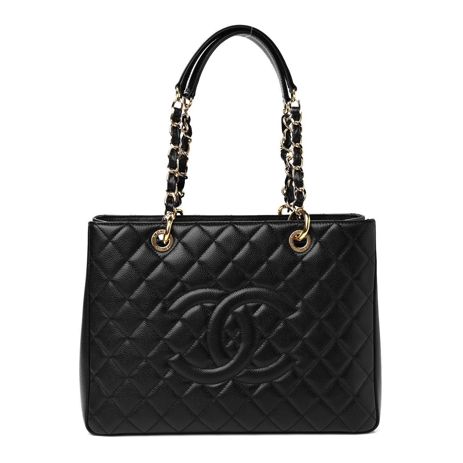 Chanel Caviar Quilted Grand Shopping Tote GST Black 1 of 13