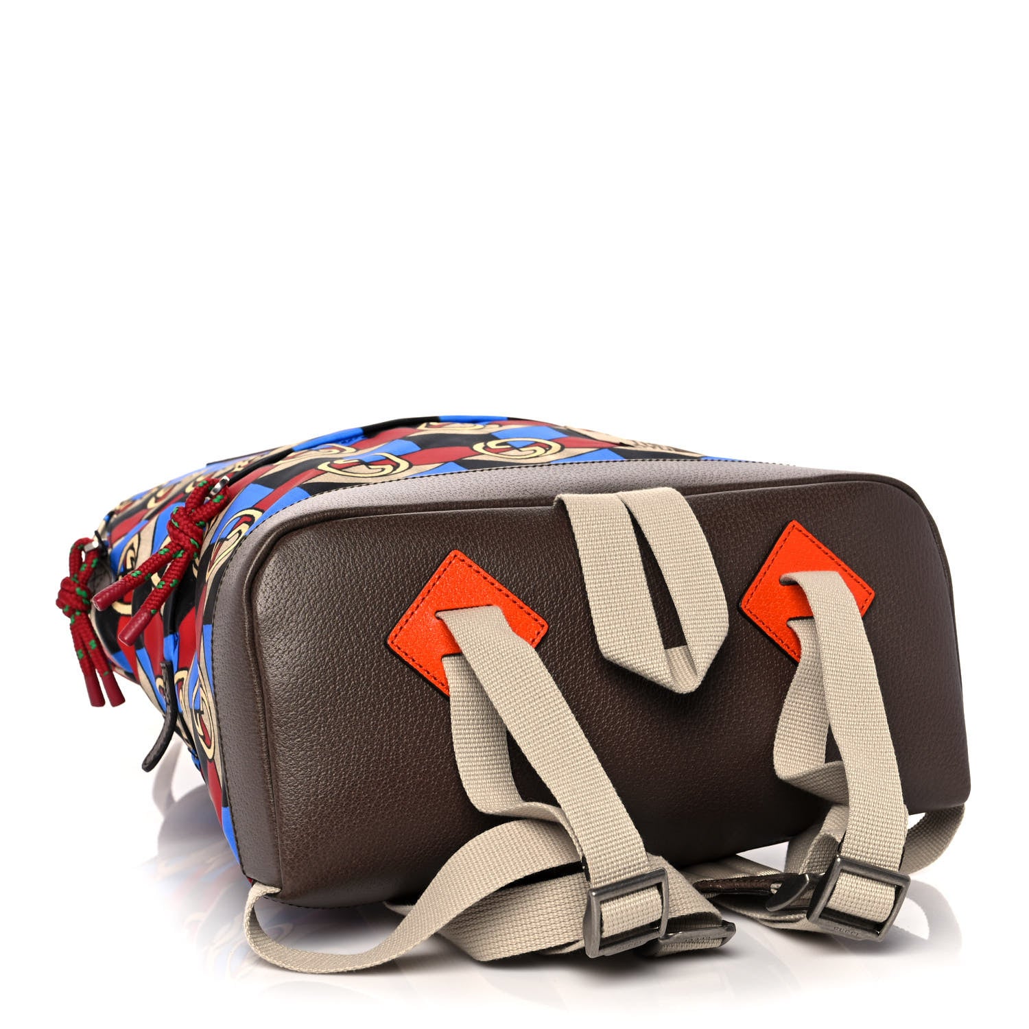 Gucci X THE NORTH FACE Econyl Nylon Geometric Interlocking G Print Medium Backpack Multicolor 4 of 16