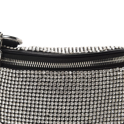 Alexander Wang Rhinestone Mesh Mini Attica Belt Bag Black 9 of 10