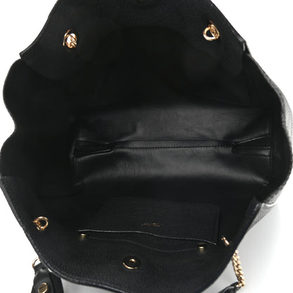 Jimmy Choo Grained Calfskin Tote Black 5 of 9