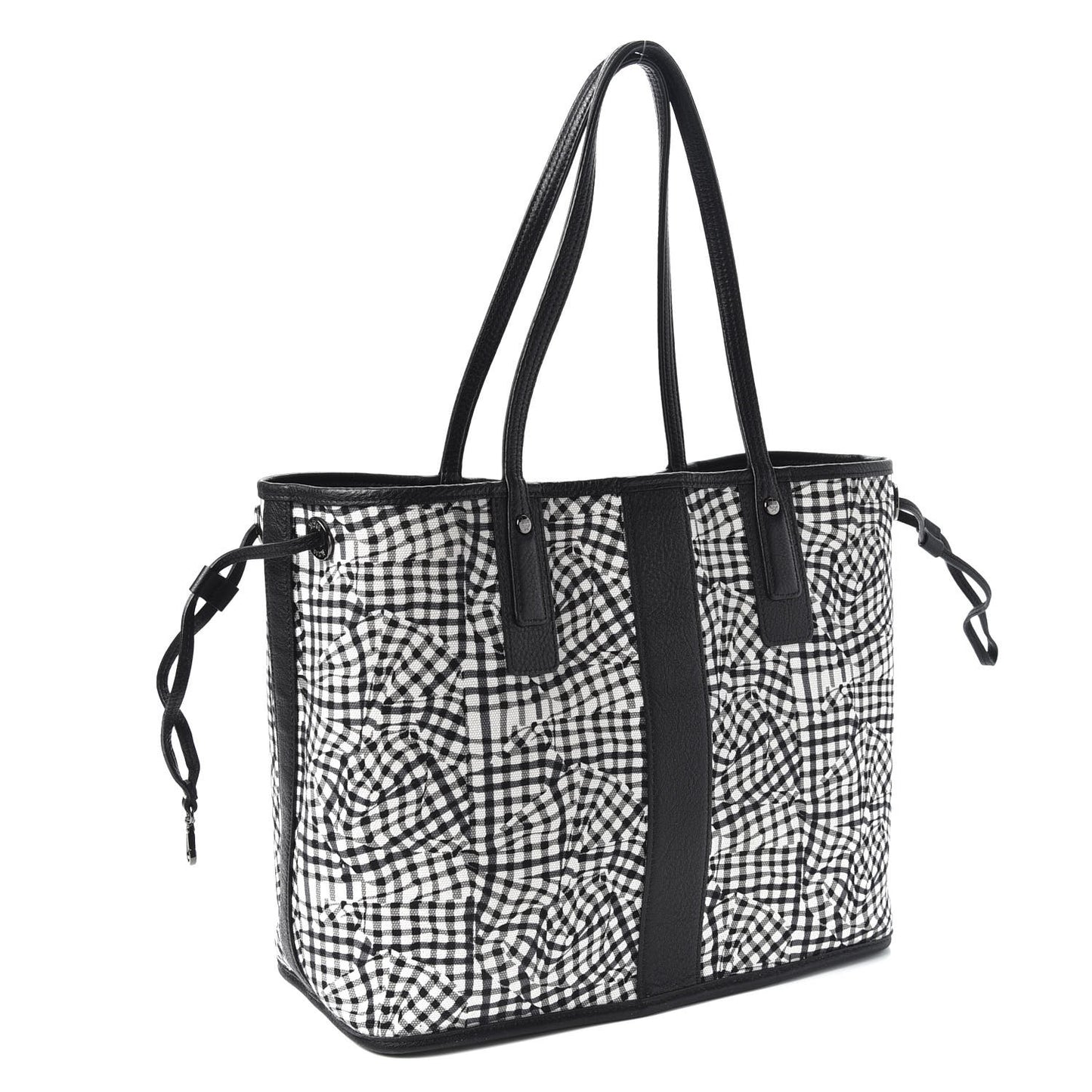 Visetos Medium Liz Reversible Shopper Tote Black