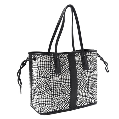 MCM Visetos Medium Liz Reversible Shopper Tote Black 4 of 15