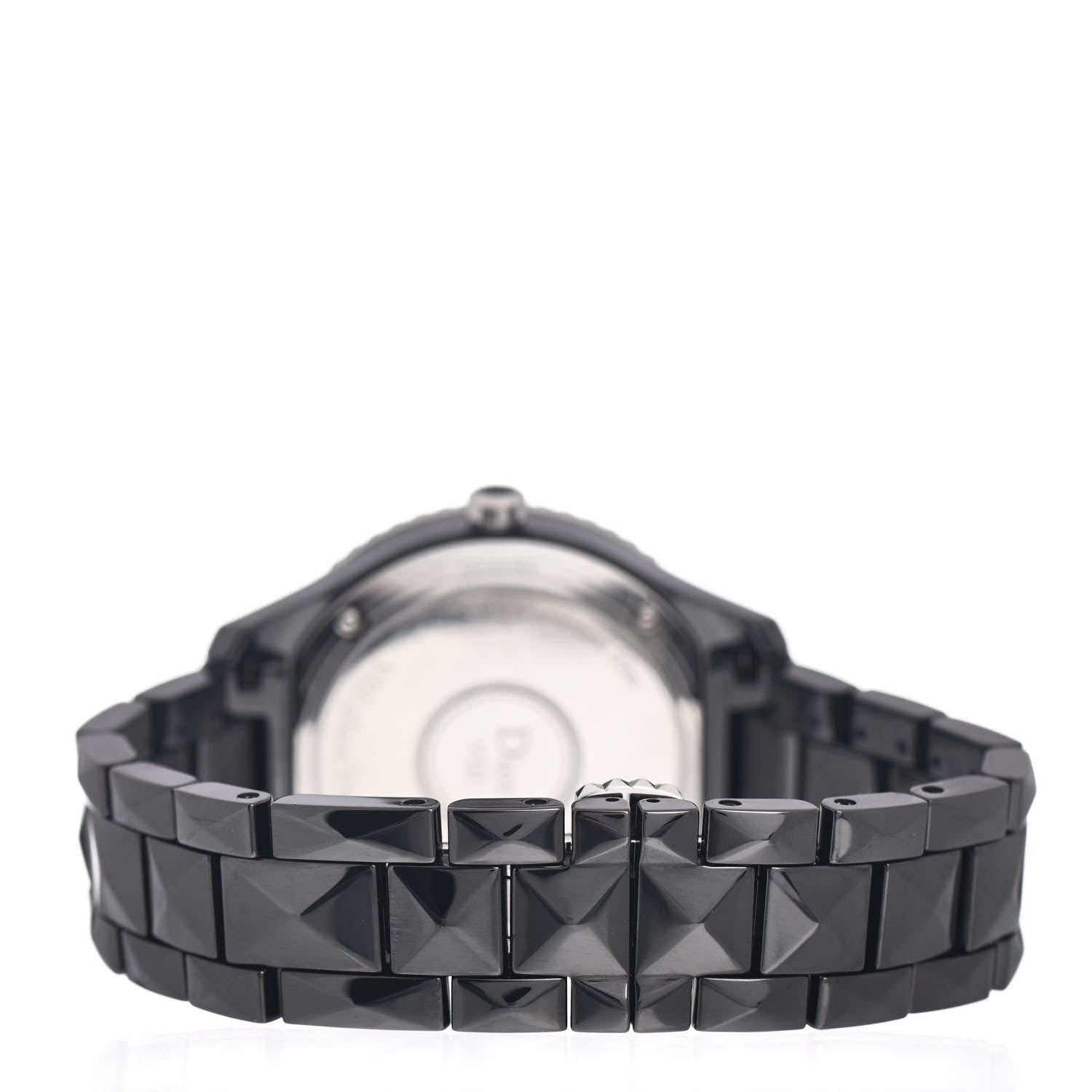 Christian Dior Stainless Steel Ceramic Diamond 38mm Dior VIII Quartz Watch Black 3 of 5