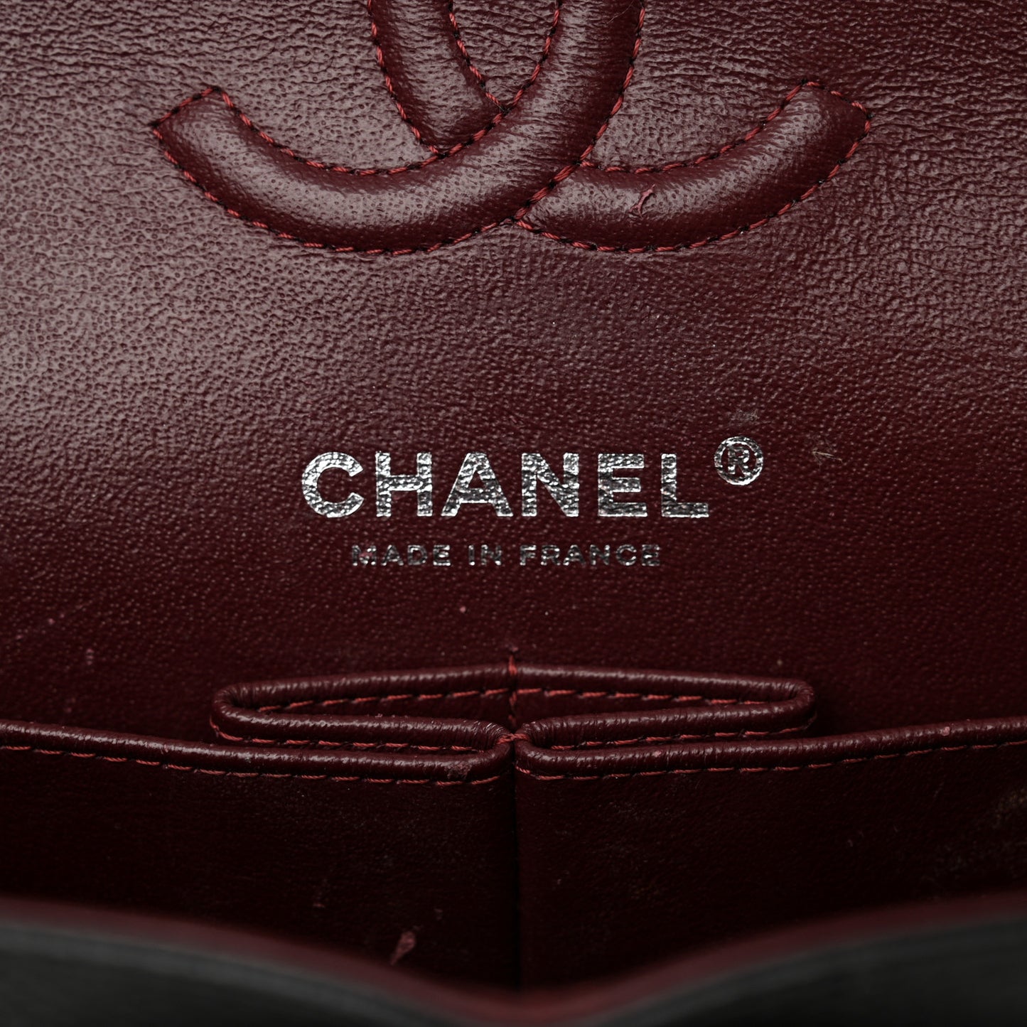 Caviar Quilted Small Double Flap Black