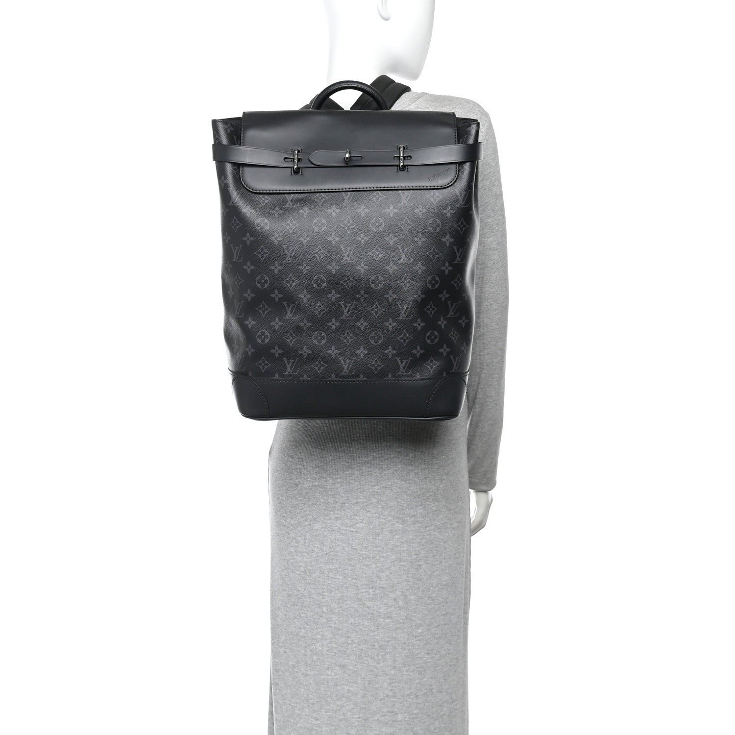 Louis Vuitton Monogram Eclipse Steamer Backpack 2 of 9
