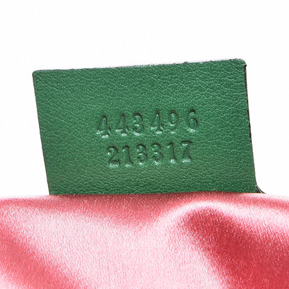 Gucci Jacquard Matelasse Floral Medium GG Marmont Shoulder Bag Green 7 of 8