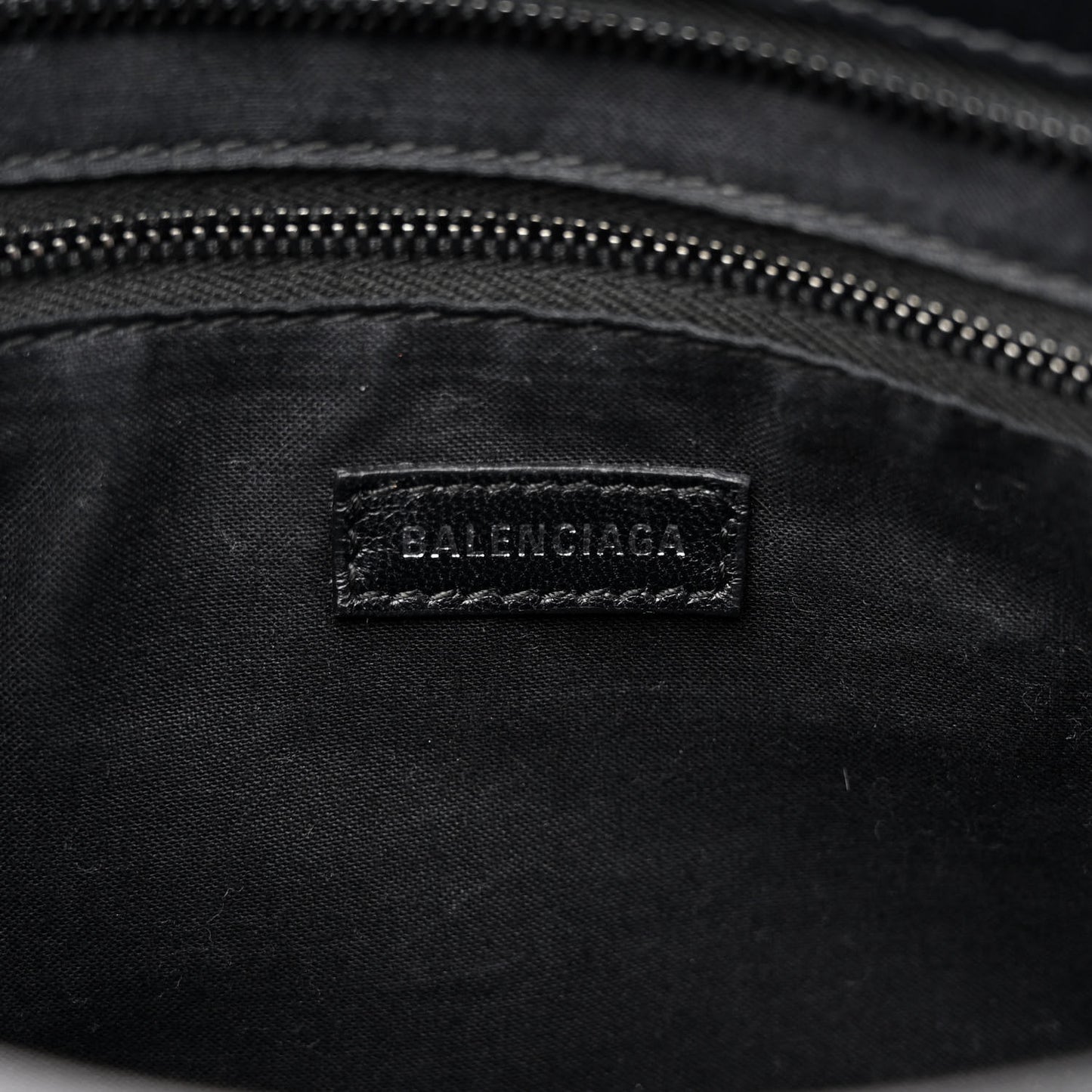 Matte Supple Lambskin Crocodile Embossed Classic Black Hardware S City Black