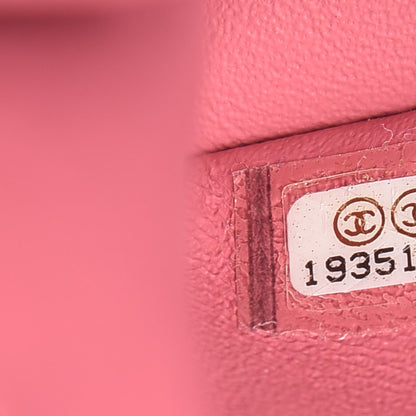 Chanel Lambskin Quilted Valentine Charms Medium Single Flap Pink 9 of 10