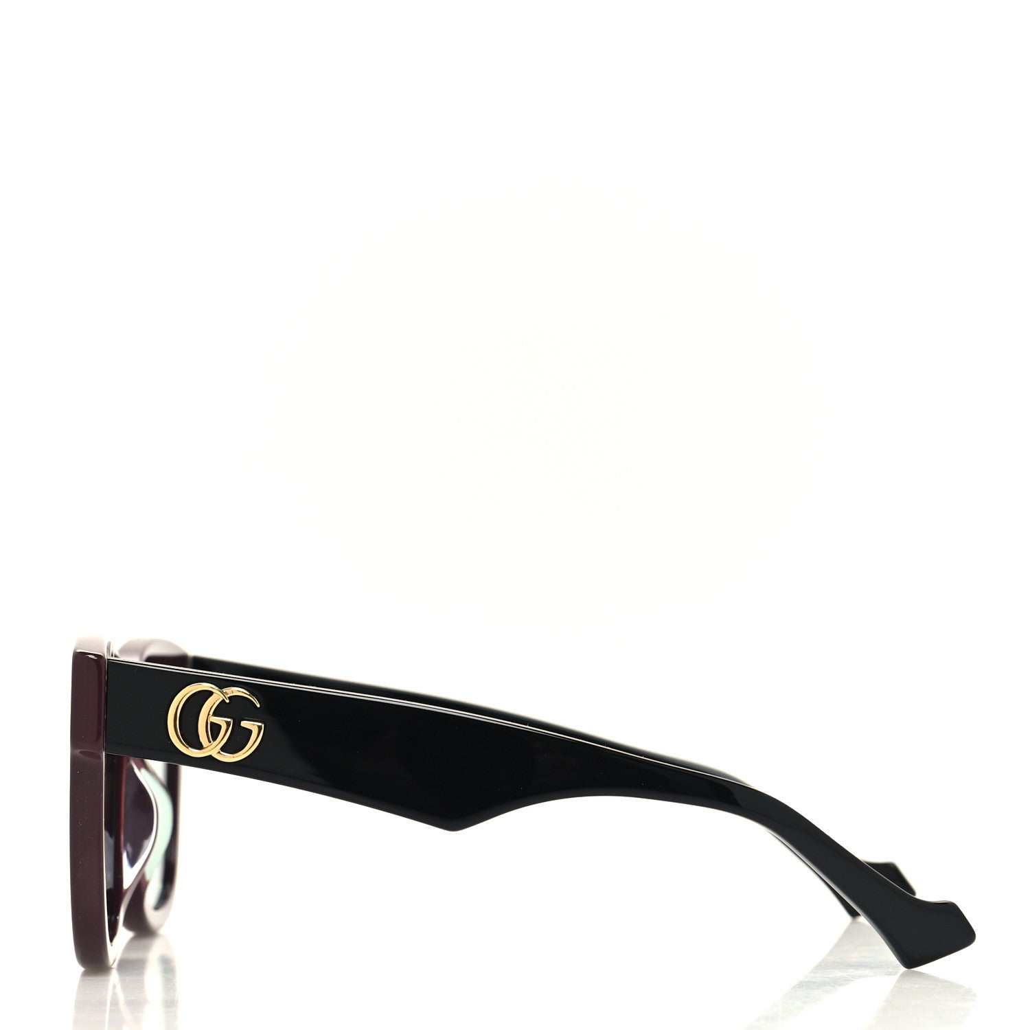 Gucci Rectangle 52mm Frame Sunglasses GG0998S Burgundy 3 of 8