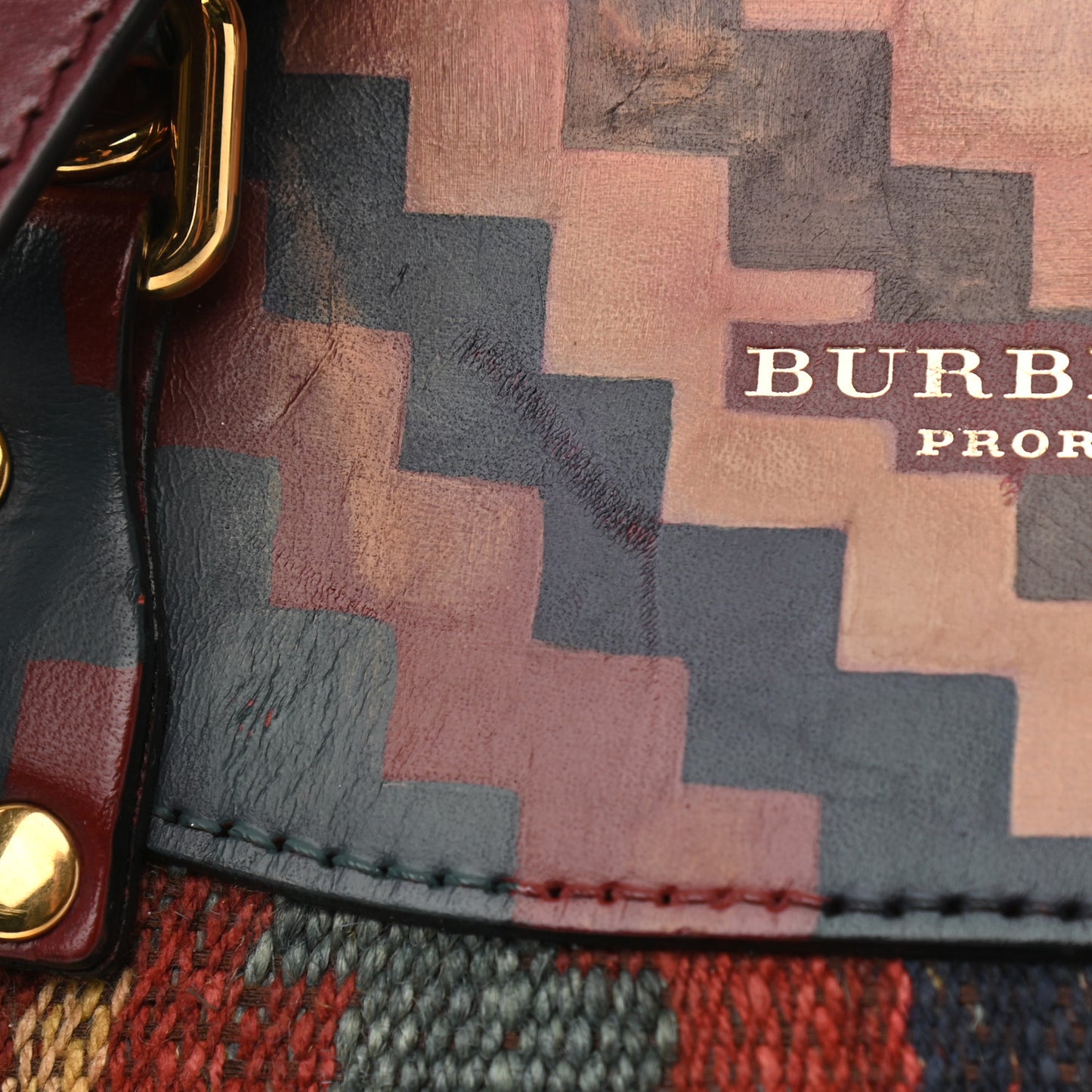 Prorsum Handpainted Tapestry Bloomsbury Burgundy
