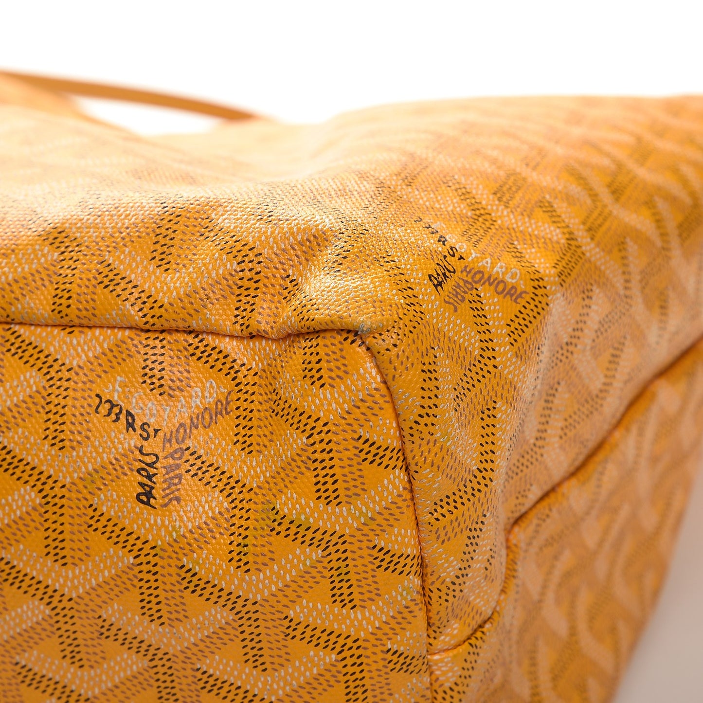 Goyardine Saint Louis PM Yellow