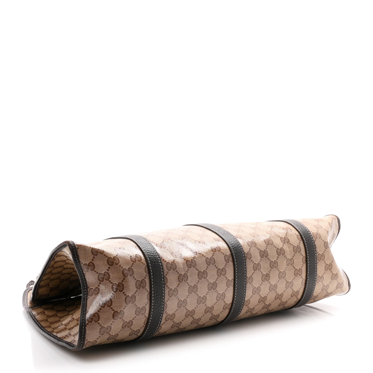 Gucci Crystal Monogram Dollar Calfskin Medium Joy Shoulder Bag Beige Ebony Testa Di Moro 4 of 10