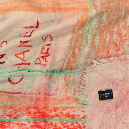 Chanel Cashmere No. 5 Scarf Multicolor 3 of 3