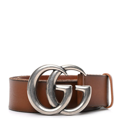 Gucci Cuoio Toscano Nickel Double Double G 40mm Belt 100 40 Cuir 1 of 5