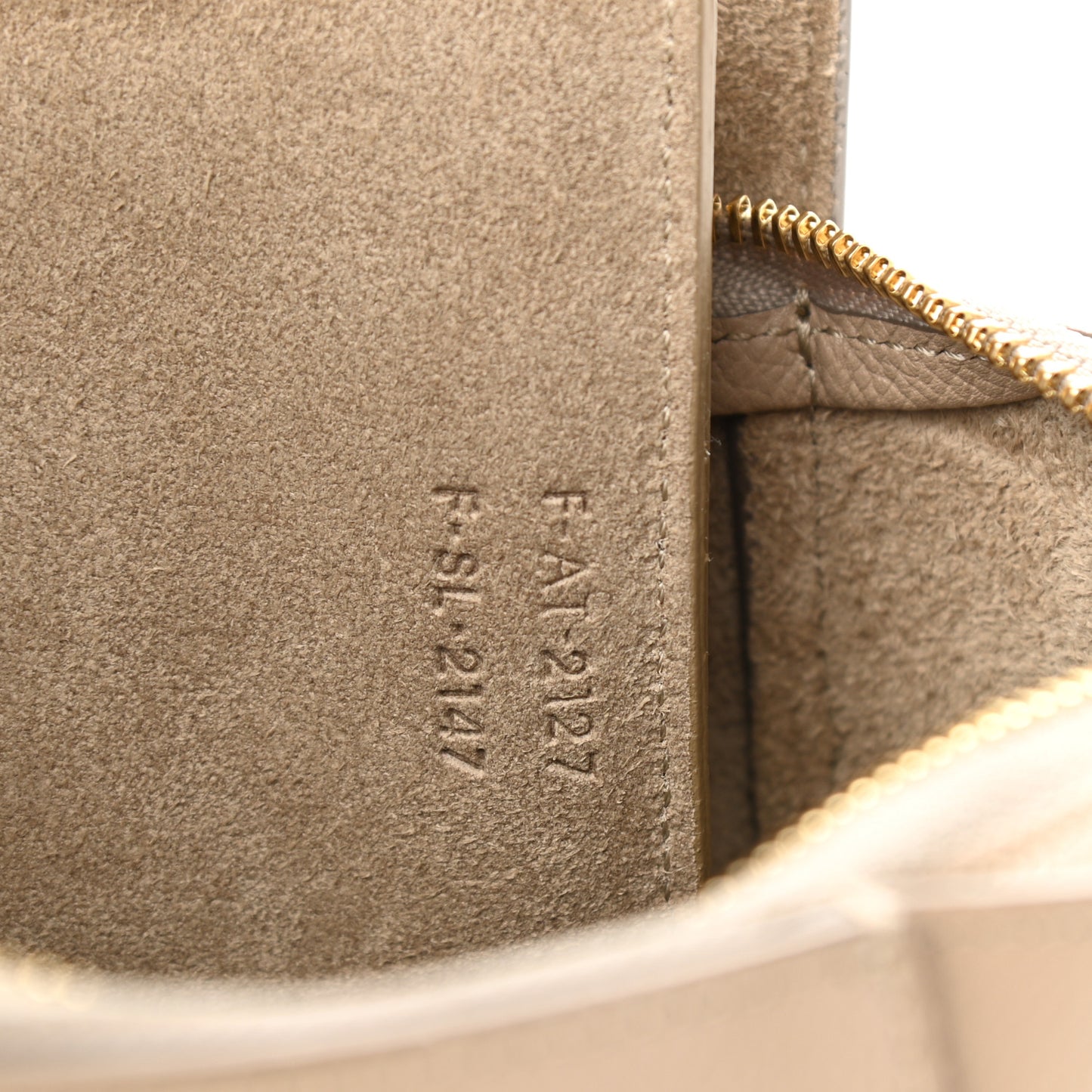 Grained Calfskin Micro Belt Bag Light Taupe