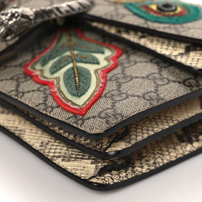 Gucci GG Supreme Monogram Python Embroidered Small Dionysus Shoulder Bag 9 of 9