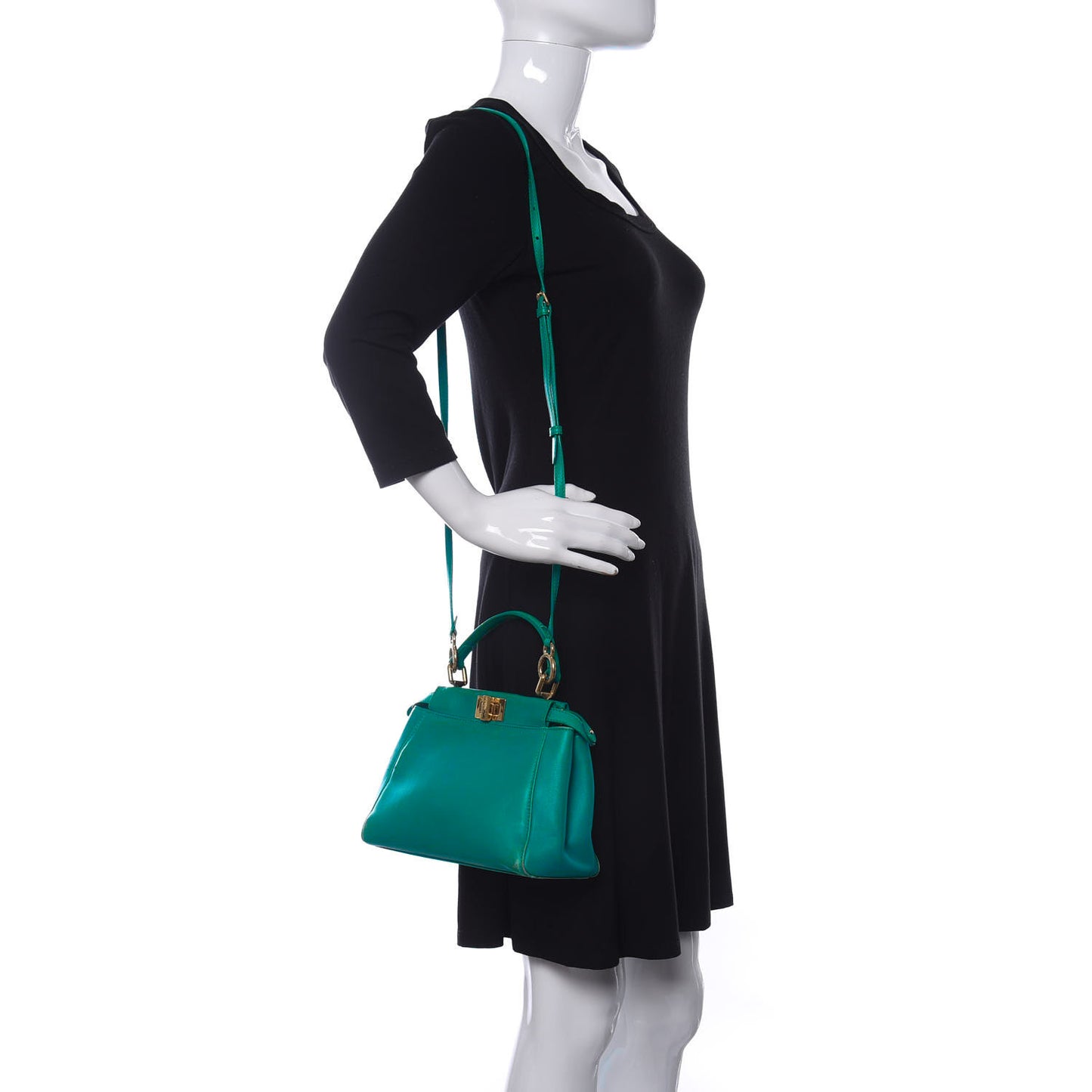 Nappa Mini Peekaboo Iconic Satchel Lago