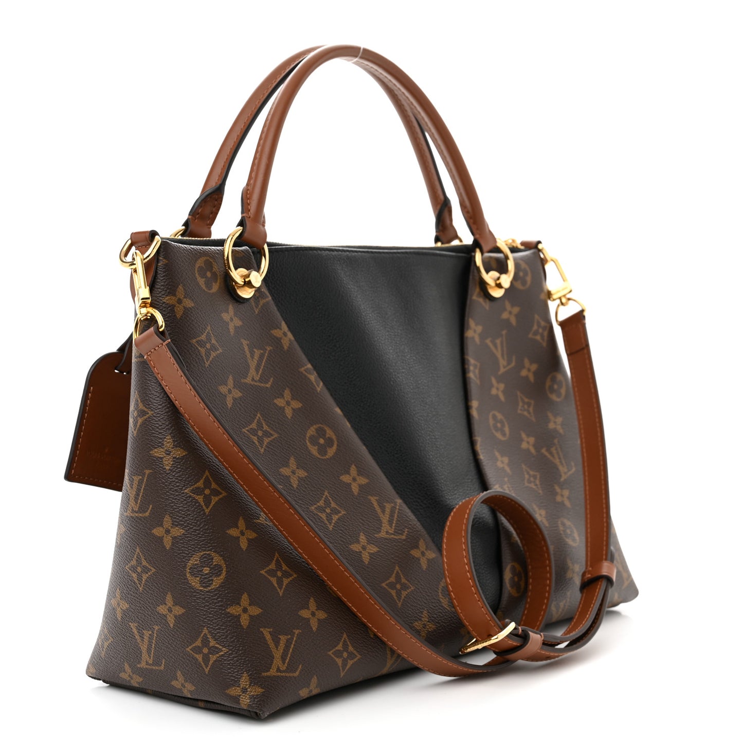 Monogram V Tote MM Black