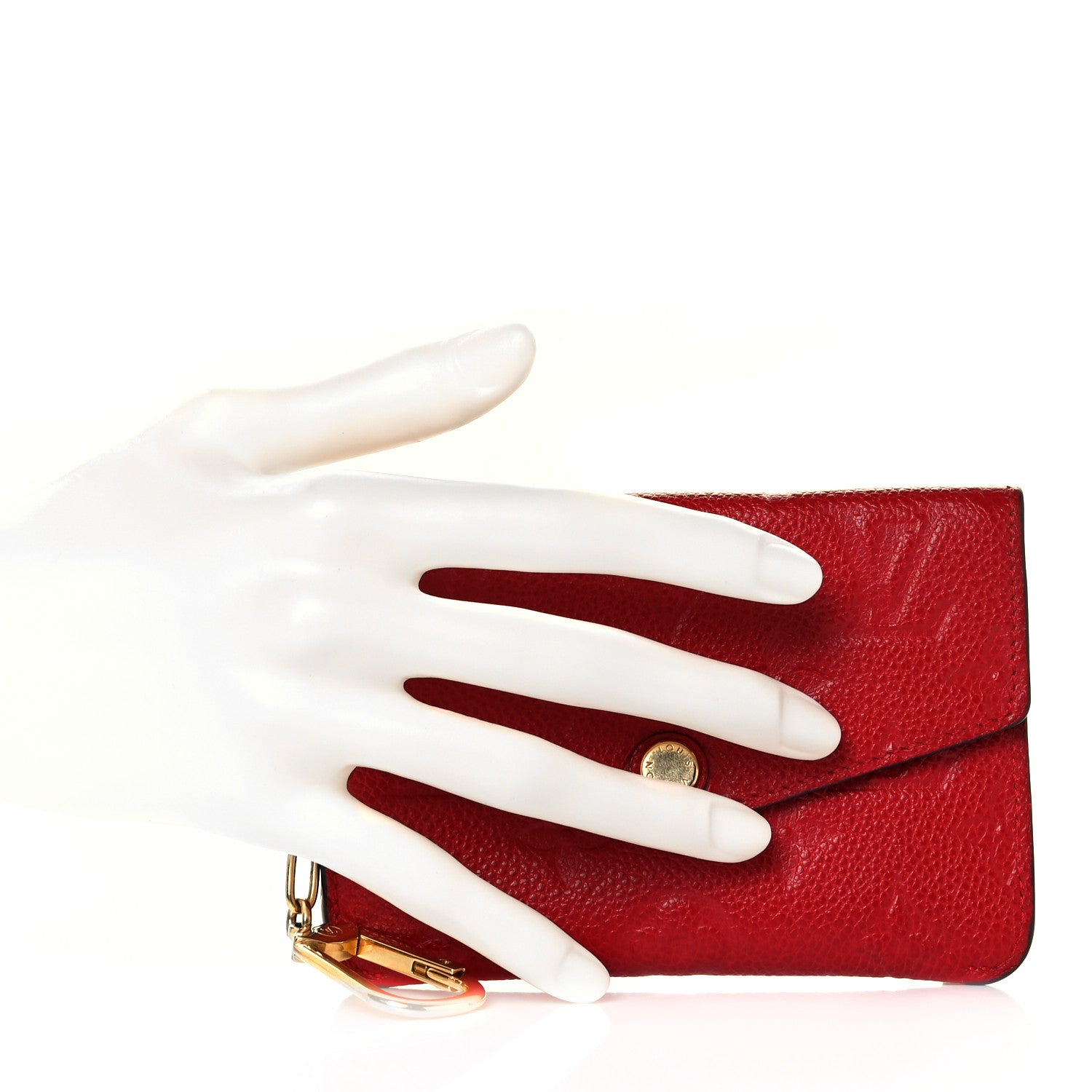 Louis Vuitton Empreinte Key Pouch Cherry 2 of 7