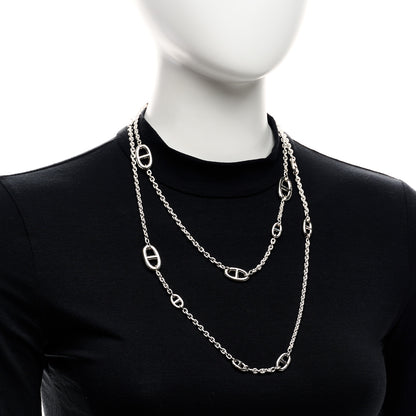 Hermes Sterling Silver Farandole Necklace 120 2 of 6