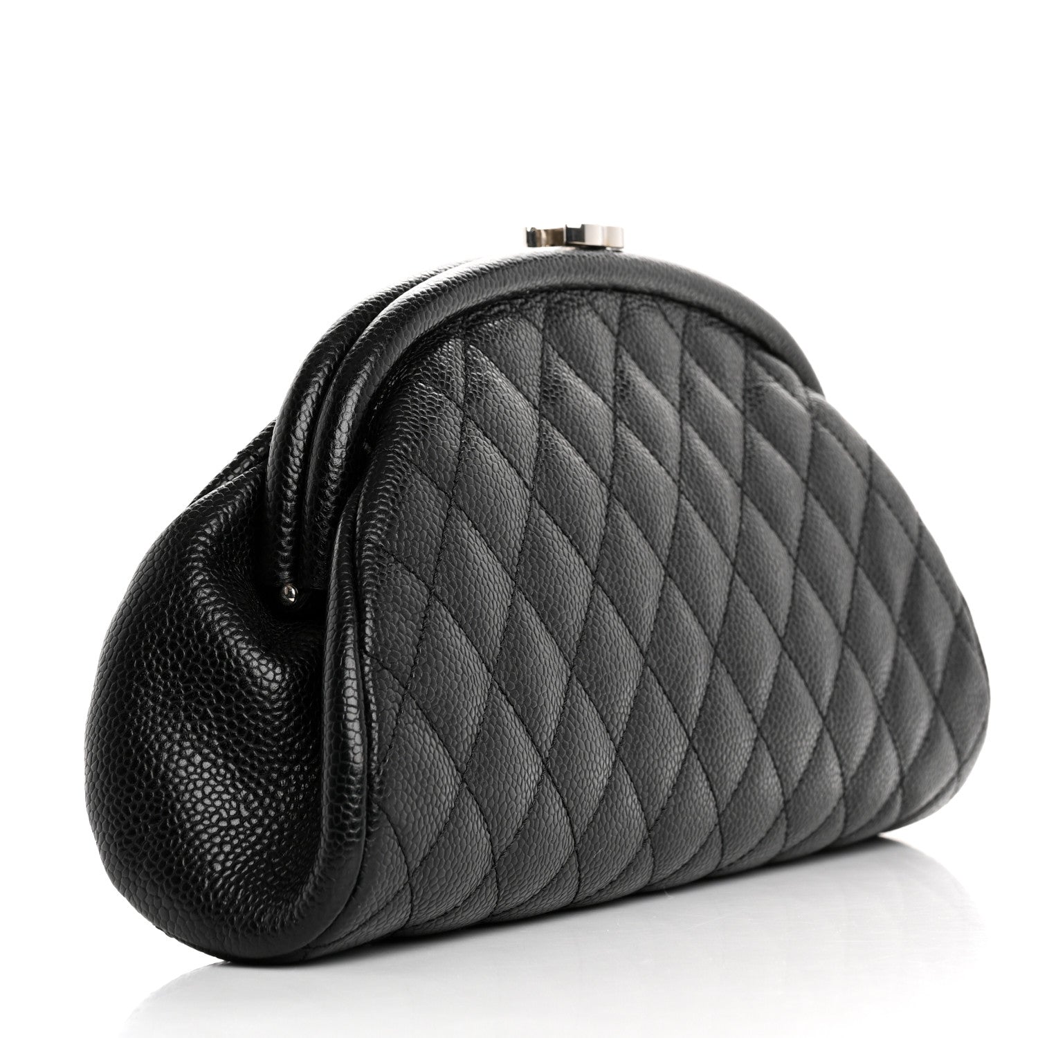 Chanel Caviar Quilted Timeless Clutch Black 3 of 7