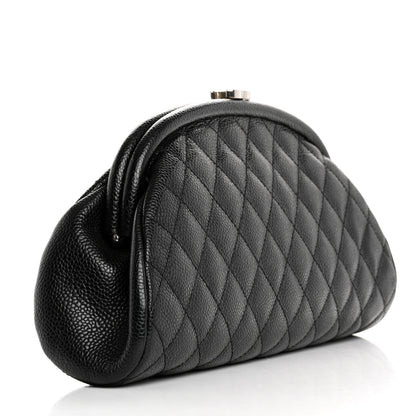 Chanel Caviar Quilted Timeless Clutch Black 3 of 7