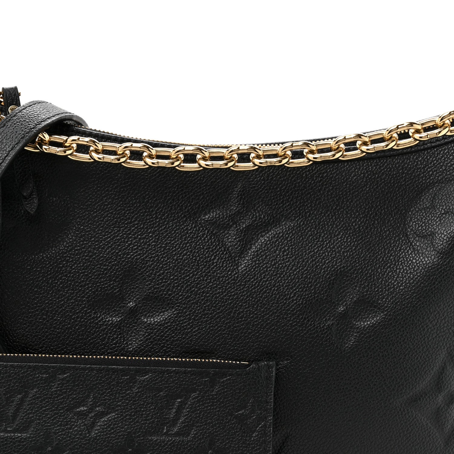 Louis Vuitton Empreinte Monogram Giant Loop Hobo Black 8 of 12