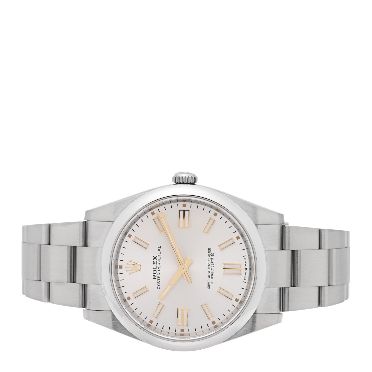 Rolex Stainless Steel 41mm Oyster Perpetual Watch Silver 124300 2 of 5