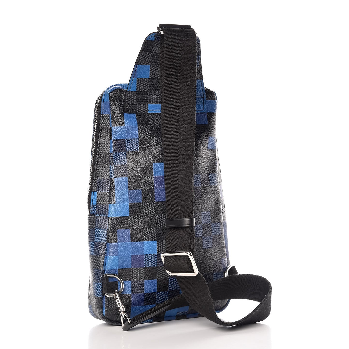 Damier Graphite Pixel Avenue Sling Backpack Blue