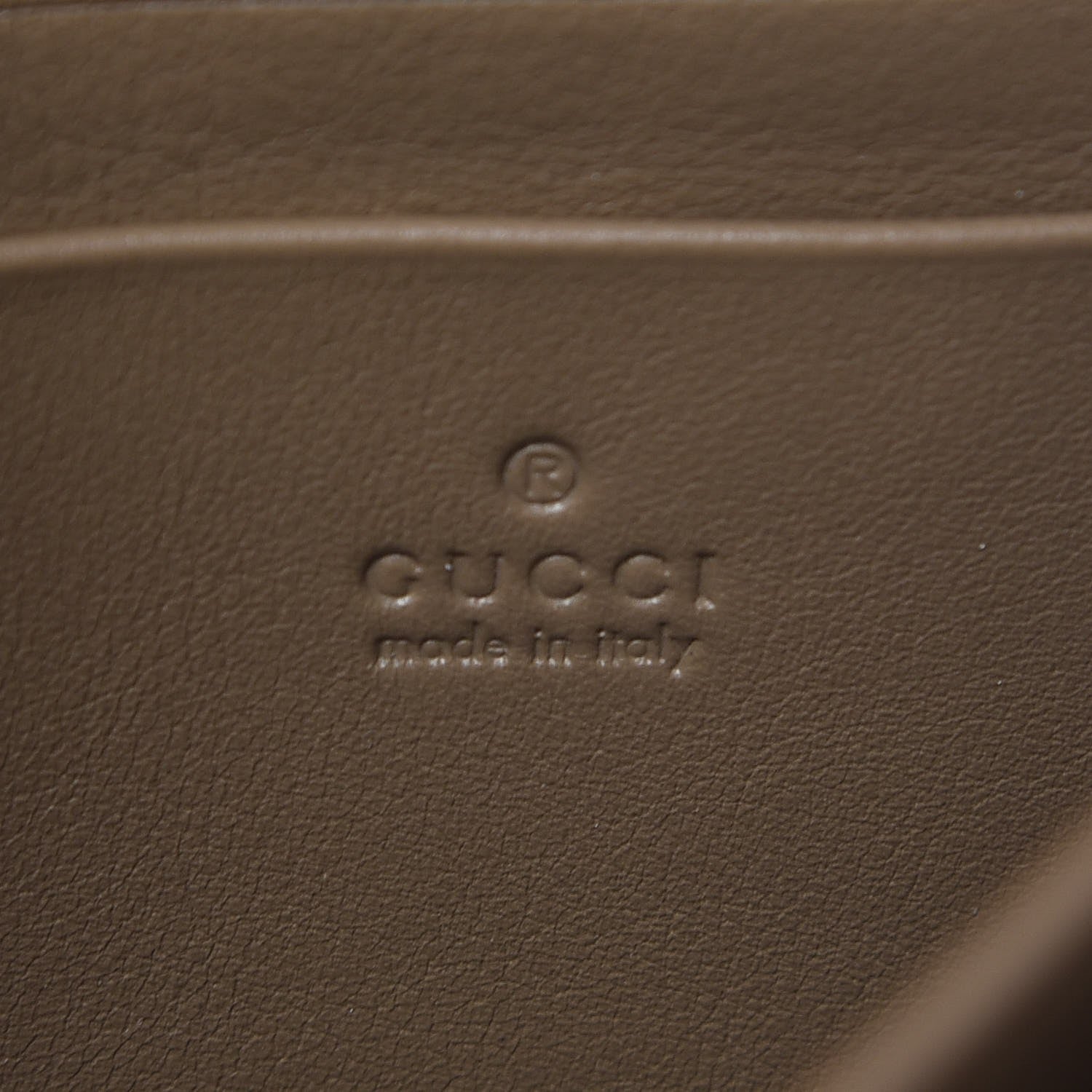 Gucci Velvet Matelasse GG Marmont Chain Wallet Taupe 6 of 7