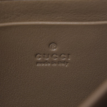 Gucci Velvet Matelasse GG Marmont Chain Wallet Taupe 6 of 7