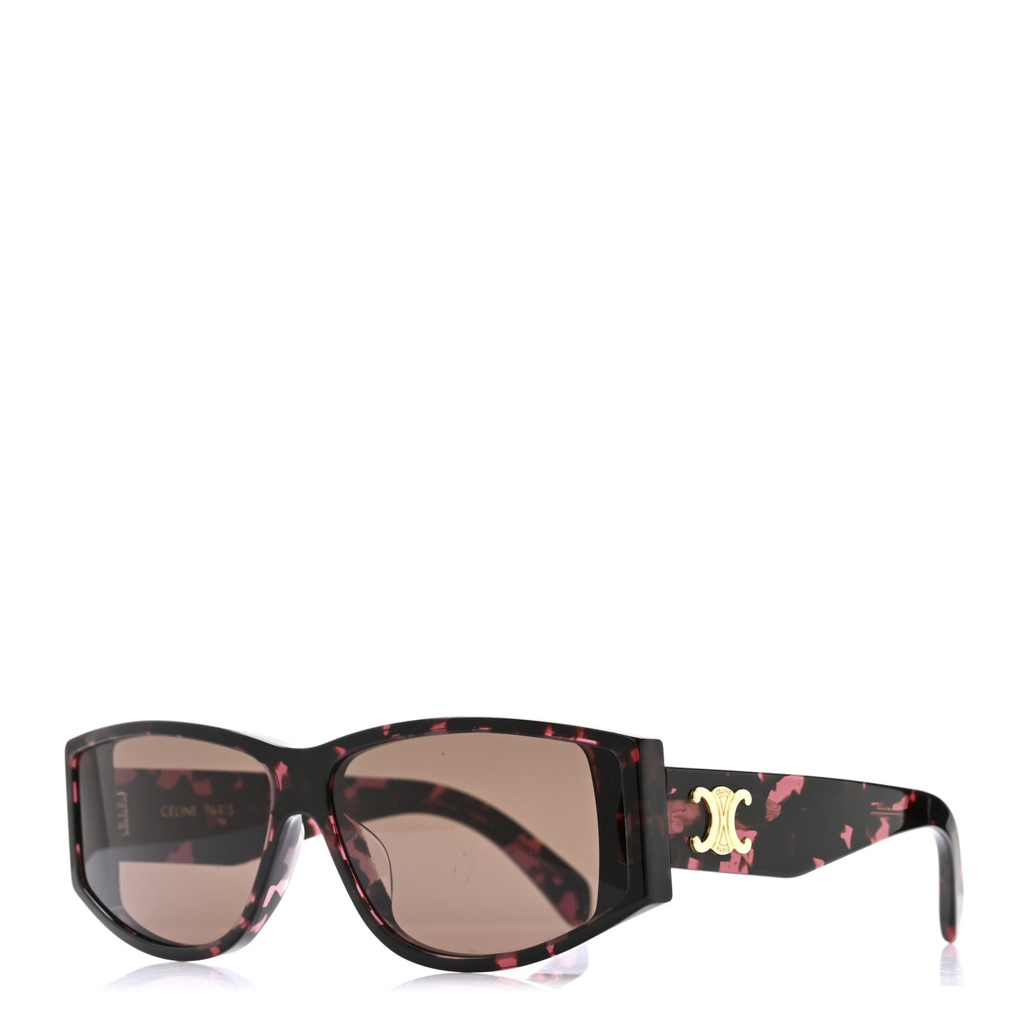 Acetate Triomphe Sunglasses CL40227U Pink Havana