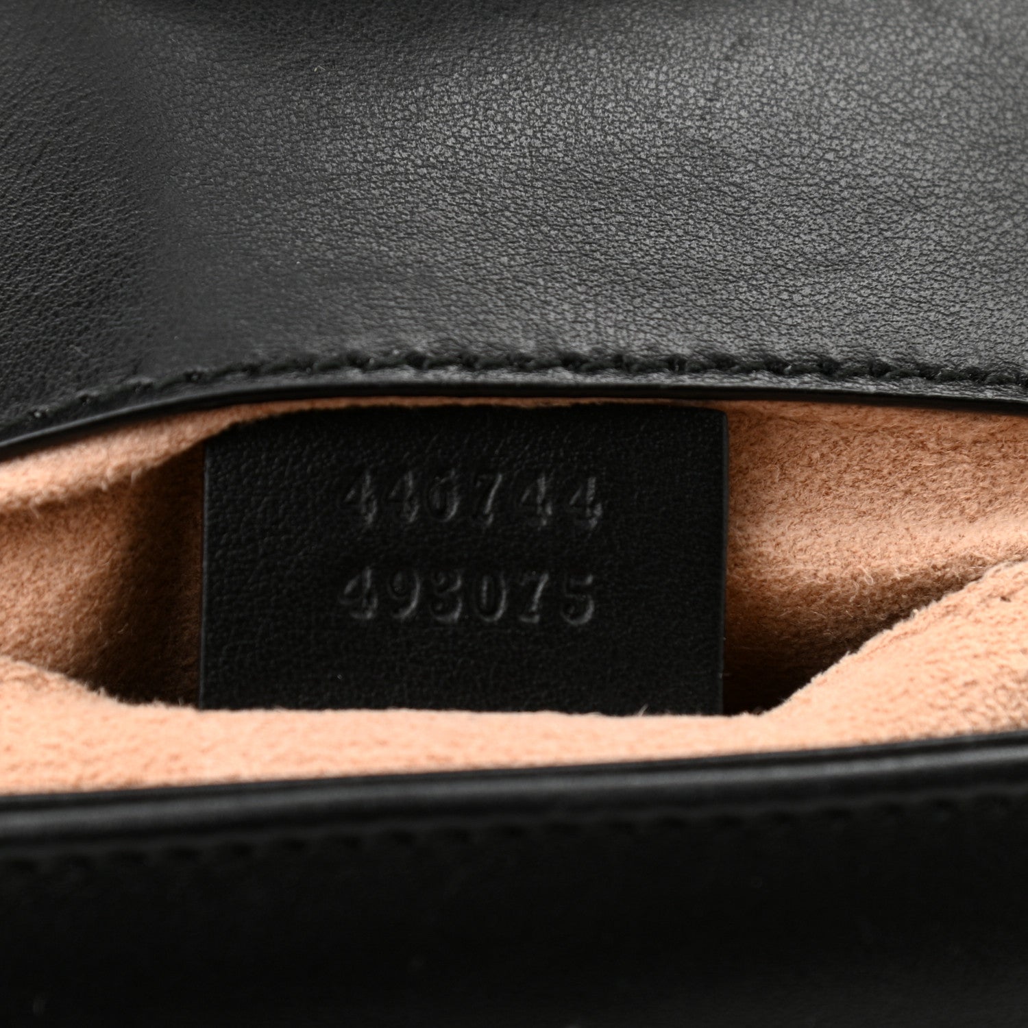 Gucci Calfskin Matelasse Mini GG Marmont Shoulder Bag Black 7 of 11