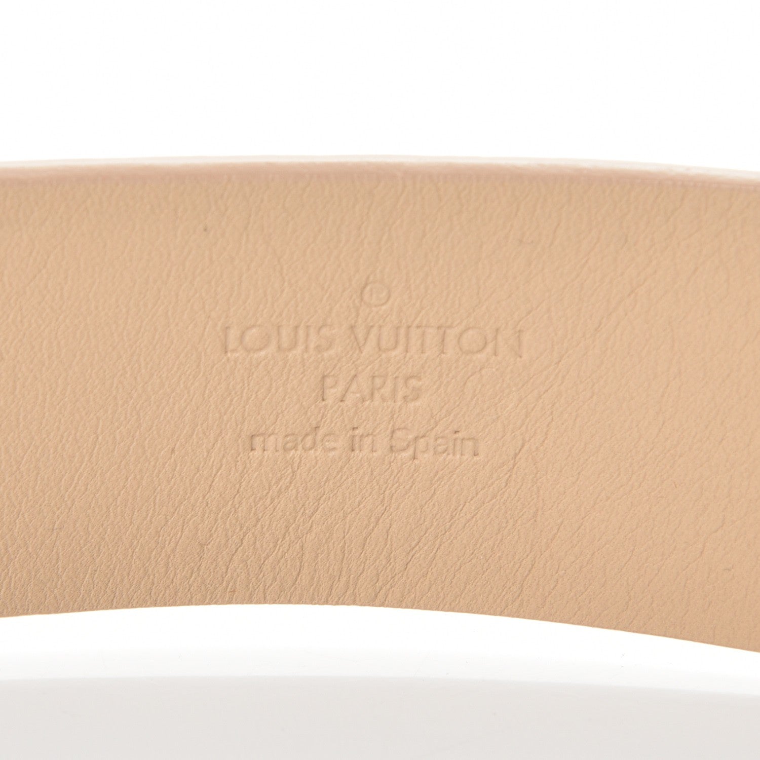 Louis Vuitton Ecrin Calfskin Belt 85 34 Opal 6 of 9