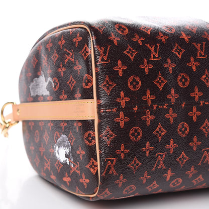 Louis Vuitton Catogram Speedy Bandouliere 30 Marron 7 of 11