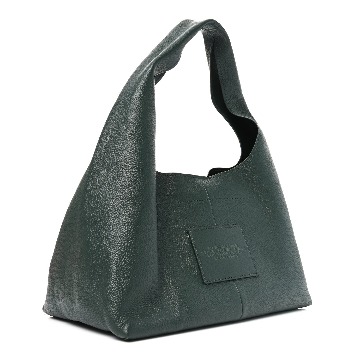 Marc Jacobs Grained Calfskin Medium The Sack Bag Ivy 4 of 10