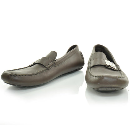 Louis Vuitton Mens Leather Zen Driving Loafers 6 Dark Brown 1 of 7