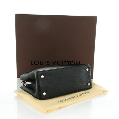 Louis Vuitton Taurillon Python Capucines MM Black 4 of 7