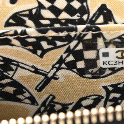 Chanel Caviar Quilted CC Zip Around Card Holder Wallet Black 7 of 8